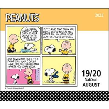 Peanuts 2023 Day-to-Day Calendar