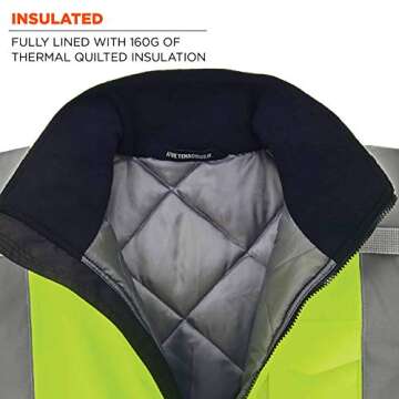 Ergodyne Standard Hi Vis Bomber Safety Jacket