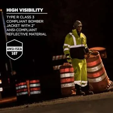 Ergodyne Standard Hi Vis Bomber Safety Jacket