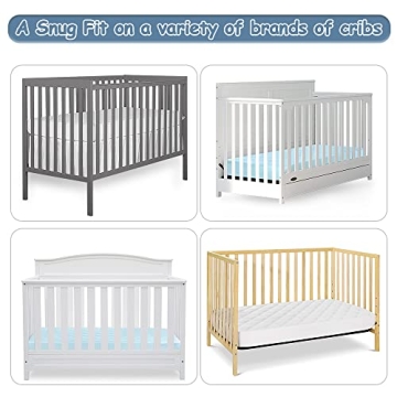 Yoofoss Waterproof Crib Mattress Protector for Babies