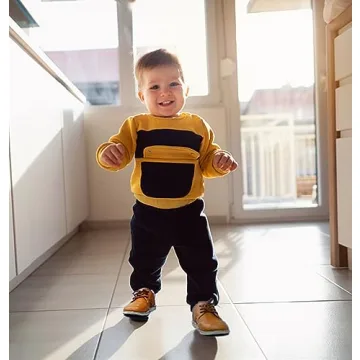 DADAWEN Toddler Boys Girls Dress Shoes Comfort Oxford Shoes Wedding Church Dress Shoes Lace Up School Uniform Loafer Flats (Toddler/Little Kid) Brown US Size 5.5 M Toddler