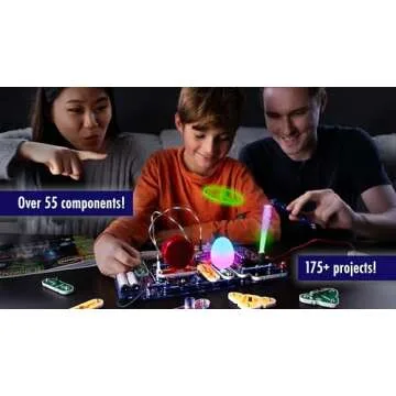 Snap Circuits LIGHT Electronics Exploration Kit | Over 175 Exciting STEM Projects | Full Color Proje...
