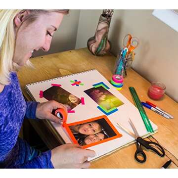 Gaffer Power Spike Tape | USA Made Gaffer Tape | 5 Bright Colors | No Residue | Marking | Labelling | Weather Resistant | Better Than Duct Tape