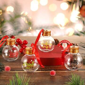 16 Fillable Christmas Booze Balls for Festive Fun