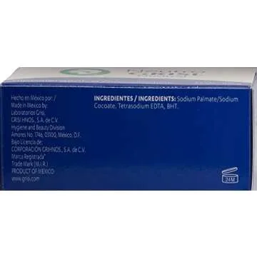 Grisi Neutral, Cleansing and Hypoallergenic Soap, Soften and Clean your skin, Non-Irritating, Fragrance-free, for All Kind of Skin, 6-Pack of 3.5 Oz each, 6 Bar Soaps.