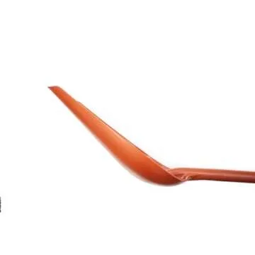 Bully Tools 42-Inch One-Piece Poly Scoop/Shovel for Snow Mulch Cleaning (Rust)