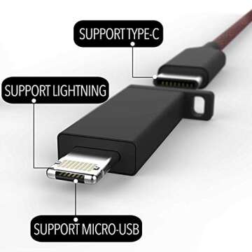 Unitron Universal 4 in 1 Multi Charger Cable 3FT