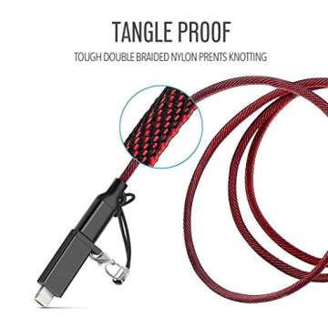 Unitron Universal 4 in 1 Multi Charger Cable 3FT