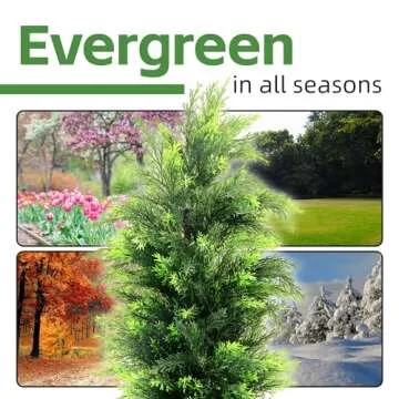 Realistic 3FT Artificial Cedar Trees for Home Decor