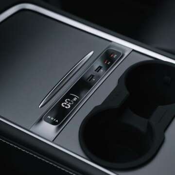 VION Model 3/Y Center Console Hub (Real-time Charging Data) - Fits 2024-2021 Model Y, 2023-2021 Model 3.