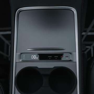 VION Model 3/Y Center Console Hub (Real-time Charging Data) - Fits 2024-2021 Model Y, 2023-2021 Model 3.