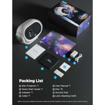 Govee Star Projector, Star Light with 8 Replaceable Discs, 38 Scene Modes, Bluetooth Speaker and 21 White Noises, Relaxing Light for Bedroom, Ceiling