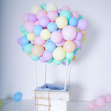 Pastel Yellow Balloons Set 80 Pcs for Celebrations