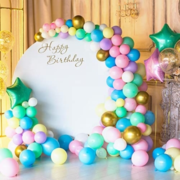 Pastel Yellow Balloons Set 80 Pcs for Celebrations