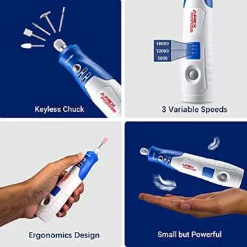 APEXFORGE M3 Pro Cordless Rotary Tool with 80 Accessories