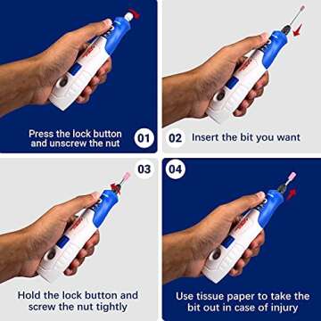 APEXFORGE M3 Pro Cordless Rotary Tool with 80 Accessories