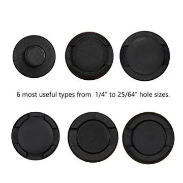 Ginsco 102pcs Bumper Push Fasteners Clips Replacement Kit