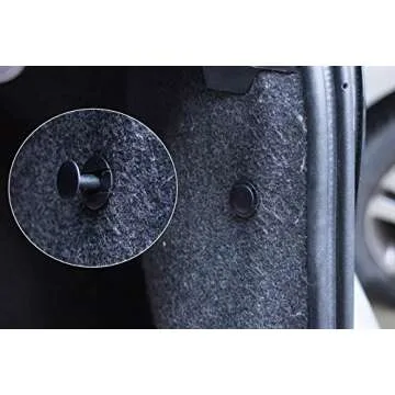 Ginsco 102pcs Bumper Push Fasteners Clips Replacement Kit