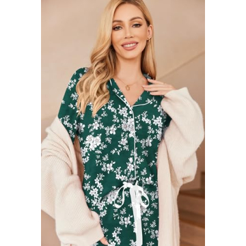 Ekouaer Women's Long Sleeve Pajama Set Soft & Stylish