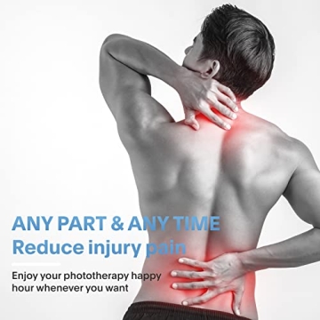 Red Light Therapy Device for Clear Skin and Pain Relief