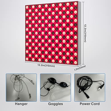 Red Light Therapy Device for Clear Skin and Pain Relief