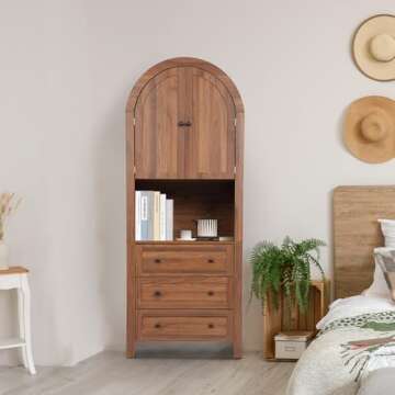 Bifins Arched Storage Cabinet – Versatile Home Organizer