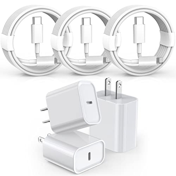 MFi Certified Fast Charging 6FT iPhone Cables - 3 Pack