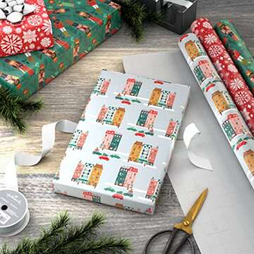 Hallmark Christmas Wrapping Paper: 120 Sq. Ft. Delightful Designs