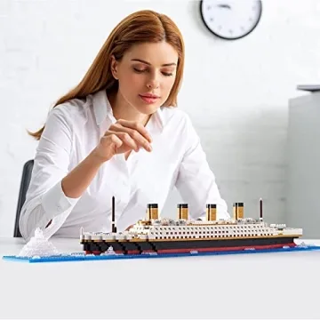 SEASUN Titanic Micro Mini Building Blocks Gift for Ages 14+