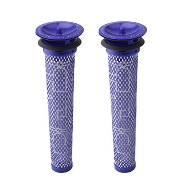 2 Pack Dyson V6-V8 Replacement Filters - High-Performance, Washable