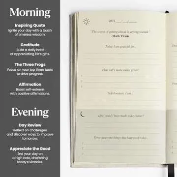 The Original Gratitude Journal 2025 by Thankful Path - 5 Minute Practice with Inspiring Quotes and Mindful Prompts for Affirmation, Reflection & Wellness - Daily Happiness Journal for Women & Men