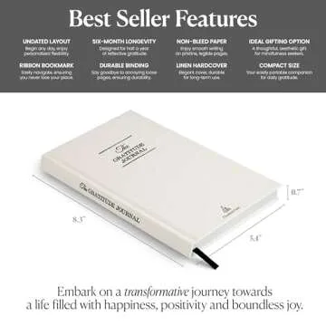 The Original Gratitude Journal 2025 by Thankful Path - 5 Minute Practice with Inspiring Quotes and Mindful Prompts for Affirmation, Reflection & Wellness - Daily Happiness Journal for Women & Men