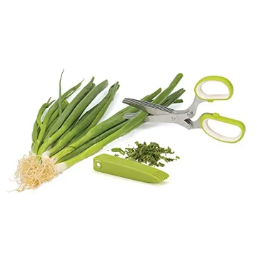 RSVP Herb Scissors - Stainless Steel 5 Blade Kitchen Tool