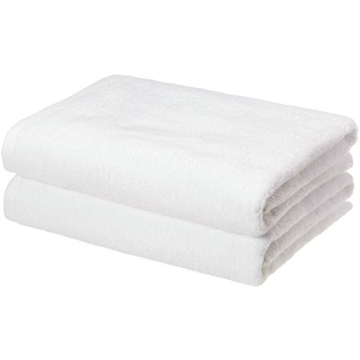 Amazon Basics Quick-Dry Cotton Bath Towels, 2 Piece Set