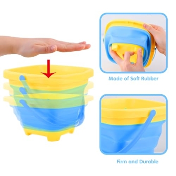 JOYIN Collapsible Buckets for Outdoor Fun and Play