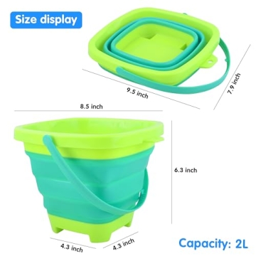 JOYIN Collapsible Buckets for Outdoor Fun and Play