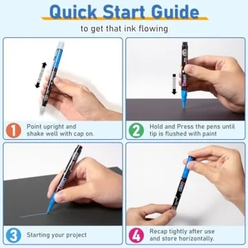 Timart Extra Fine Tip Chalk Markers for Vibrant Creations