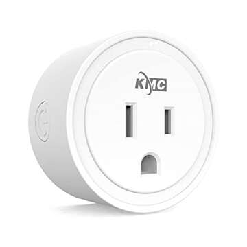 KMC Smart Plug Mini 4-Pack, Wi-Fi Outlets for Smart Home, Remote Control Lights and Devices from Any...
