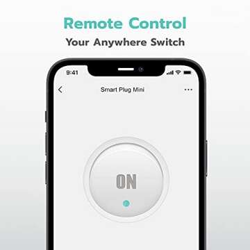 KMC Smart Plug Mini 4-Pack, Wi-Fi Outlets for Smart Home, Remote Control Lights and Devices from Anywhere, No Hub Required, ETL Certified, Works with Alexa and Google Home