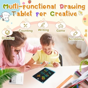 2 Pack Kids Doodle Board - Fun LCD Writing Tablet
