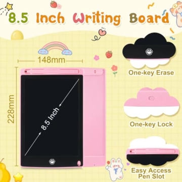 2 Pack Kids Doodle Board - Fun LCD Writing Tablet