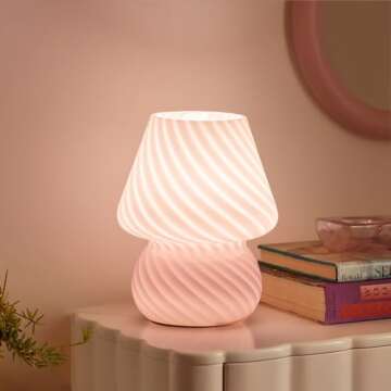 Stylish ONEWISH Mushroom Lamps Set - Ideal for Gifting