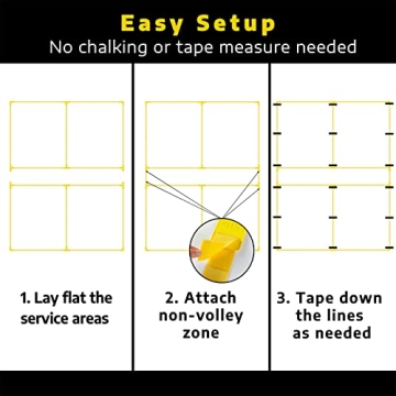 A11N Pickleball Court Marking Kit for Easy Setup