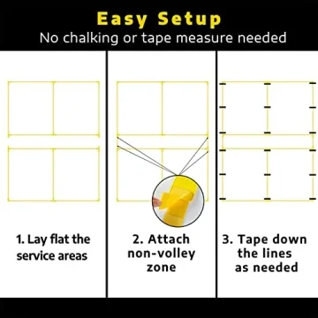 A11N Pickleball Court Marking Kit for Easy Setup