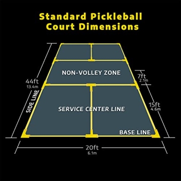 A11N Pickleball Court Marking Kit for Easy Setup