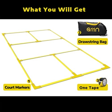 A11N Pickleball Court Marking Kit for Easy Setup