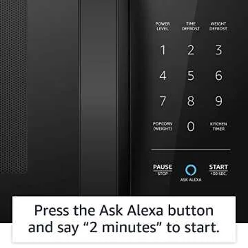 Compact Smart Microwave with Alexa Integration