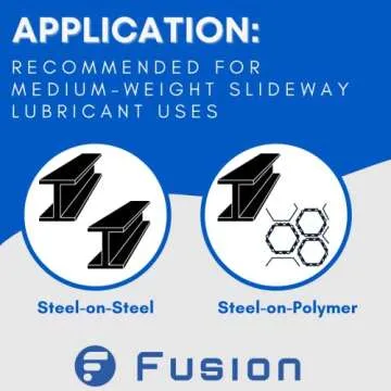Way Oil 68 for Tool Ways by Fusion Chemical | Medium Weight Slideway Lubricant | Superior Lubrication | Eliminates Chatter & Scoring (5 Gallon)