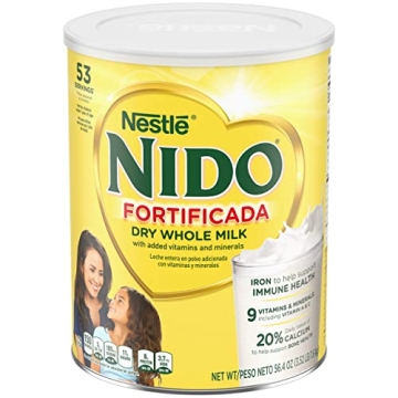 NIDO Fortificada Dry Whole Milk, 3.52 Pound Canister (Pack of 1)