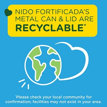 NIDO Fortificada Dry Whole Milk, 3.52 Pound Canister (Pack of 1)